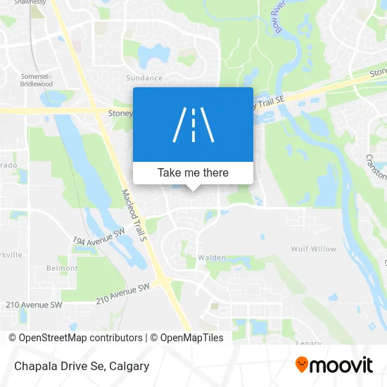 Chapala Drive Se map