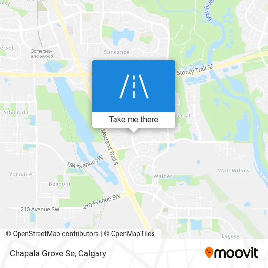 Chapala Grove Se map