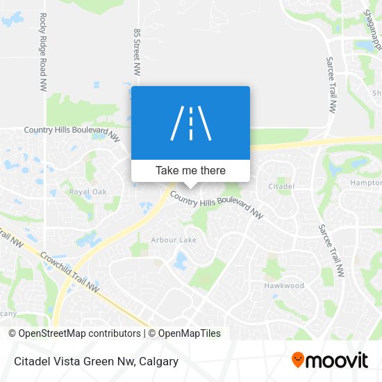 Citadel Vista Green Nw map