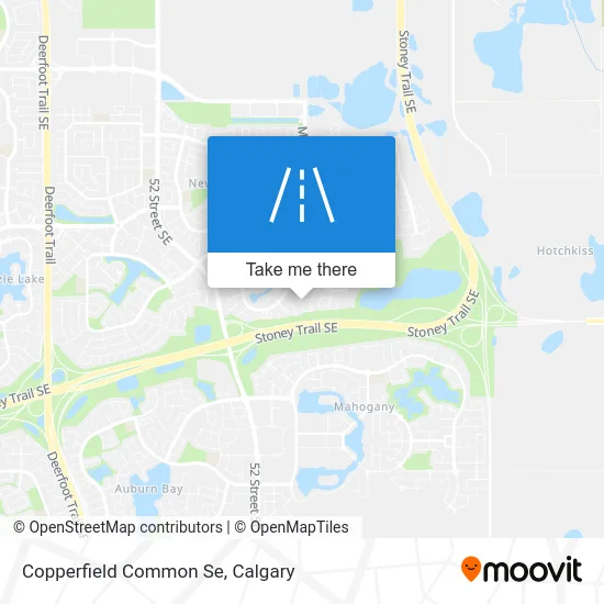Copperfield Common Se map