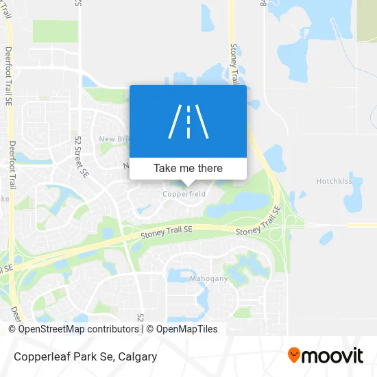 Copperleaf Park Se map
