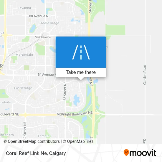 Coral Reef Link Ne map