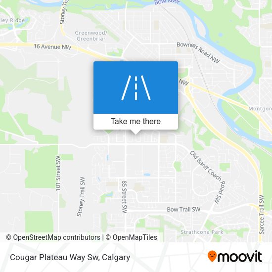 Cougar Plateau Way Sw map