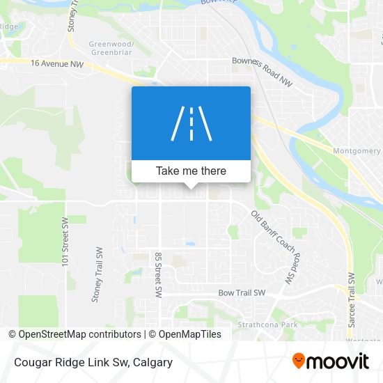 Cougar Ridge Link Sw map