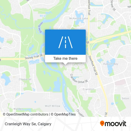 Cranleigh Way Se map