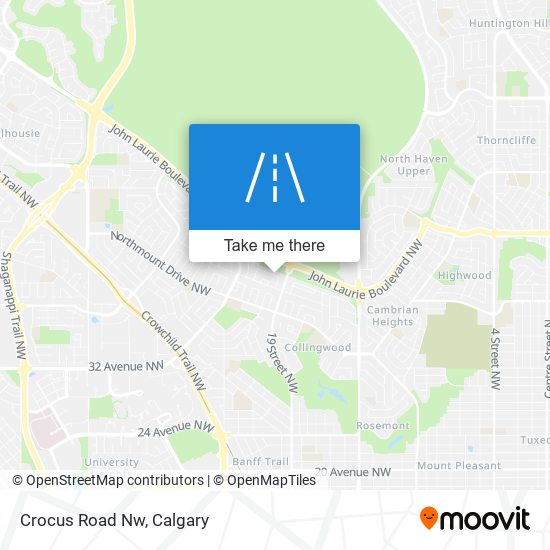 Crocus Road Nw plan