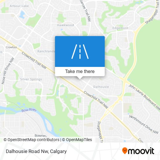 Dalhousie Road Nw map