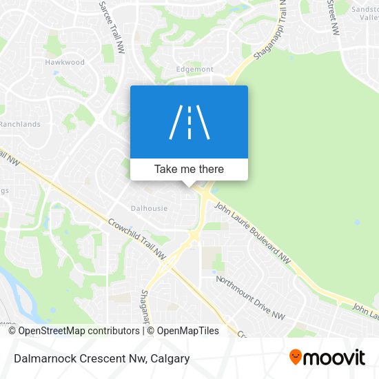 Dalmarnock Crescent Nw map