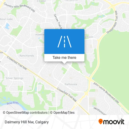 Dalmeny Hill Nw map