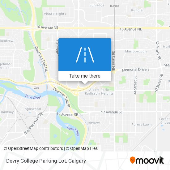 Devry College Parking Lot map