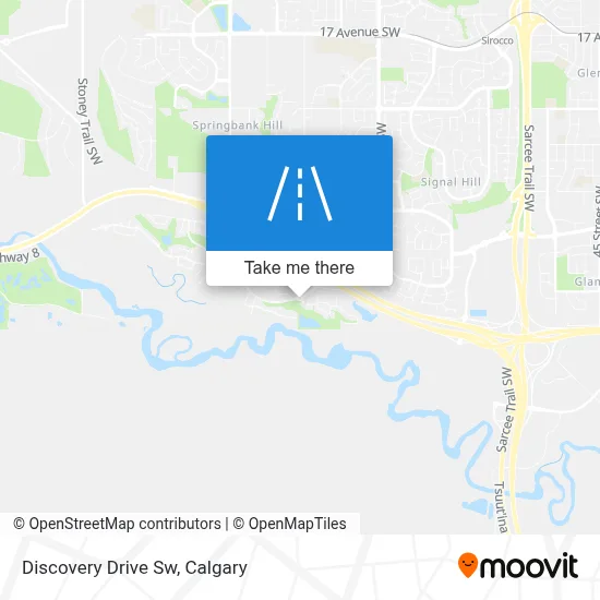 Discovery Drive Sw map