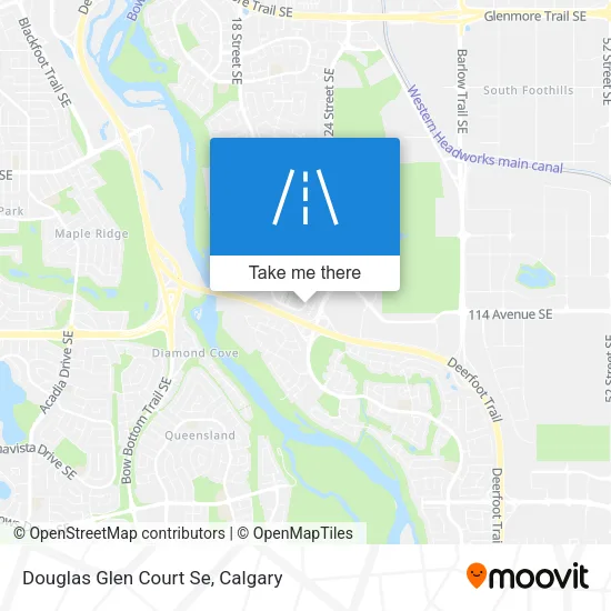 Douglas Glen Court Se map