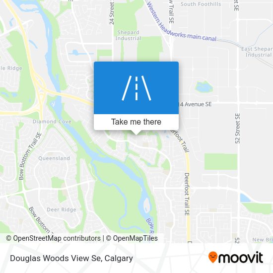 Douglas Woods View Se map