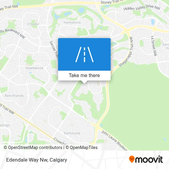 Edendale Way Nw map