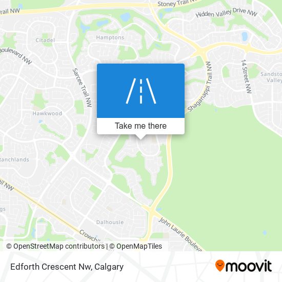 Edforth Crescent Nw map