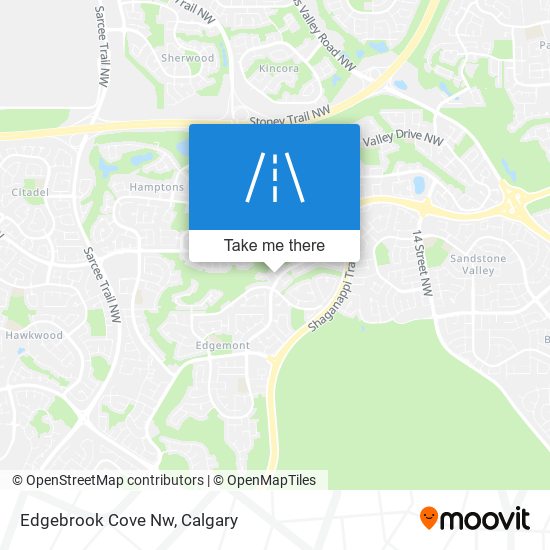 Edgebrook Cove Nw map