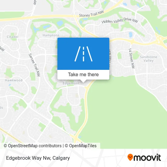 Edgebrook Way Nw map