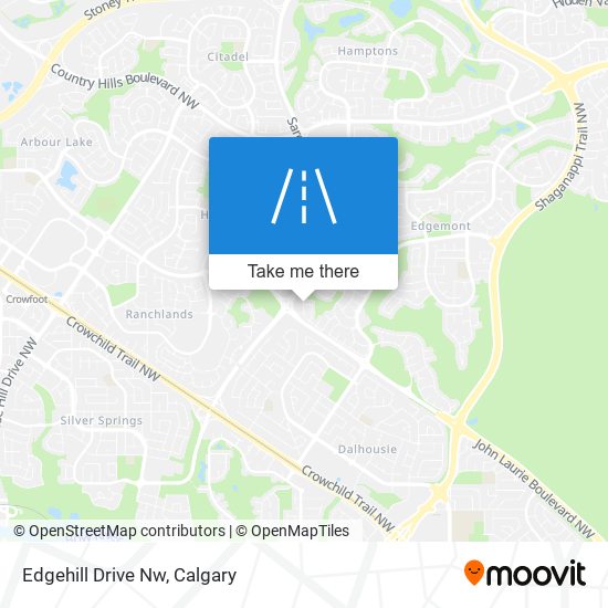 Edgehill Drive Nw map