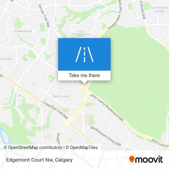 Edgemont Court Nw map