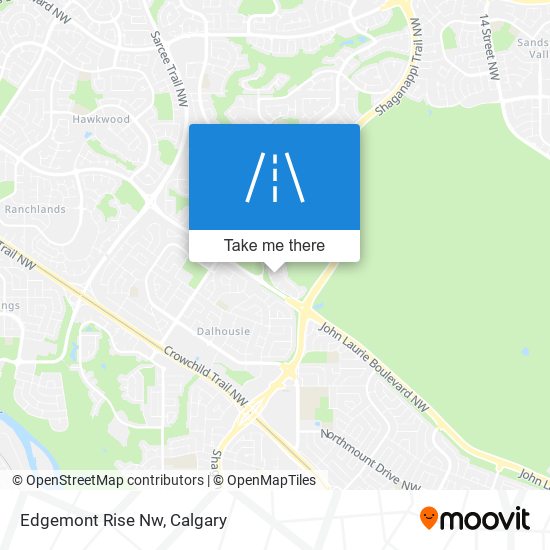 Edgemont Rise Nw map