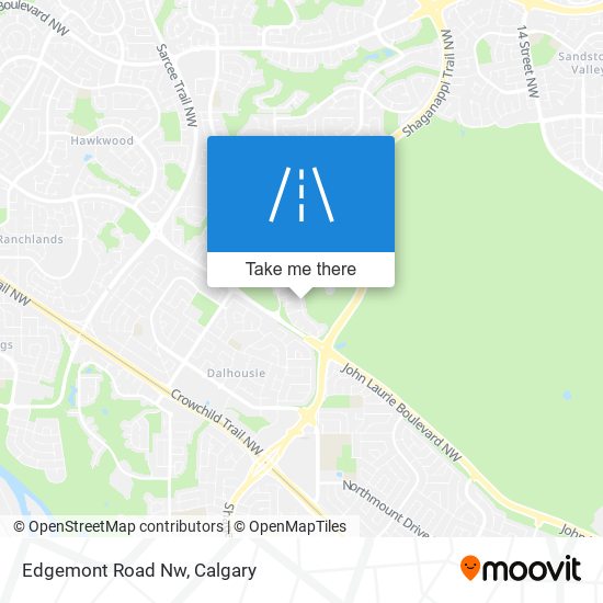 Edgemont Road Nw map