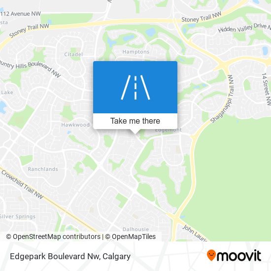 Edgepark Boulevard Nw map