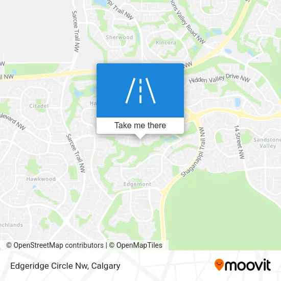 Edgeridge Circle Nw map