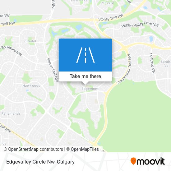 Edgevalley Circle Nw map