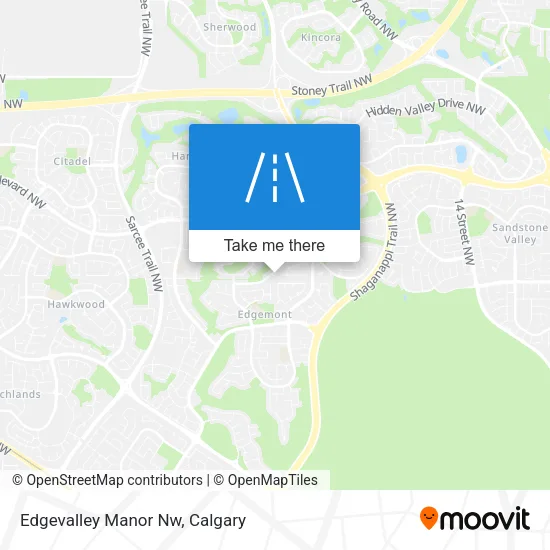 Edgevalley Manor Nw map