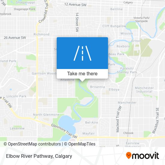 Elbow River Pathway plan