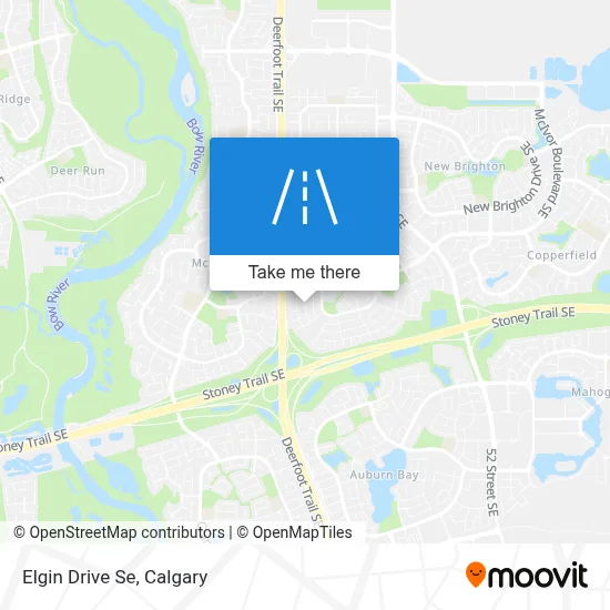 Elgin Drive Se map