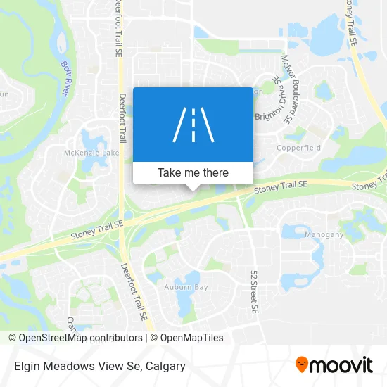 Elgin Meadows View Se map