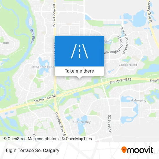 Elgin Terrace Se map