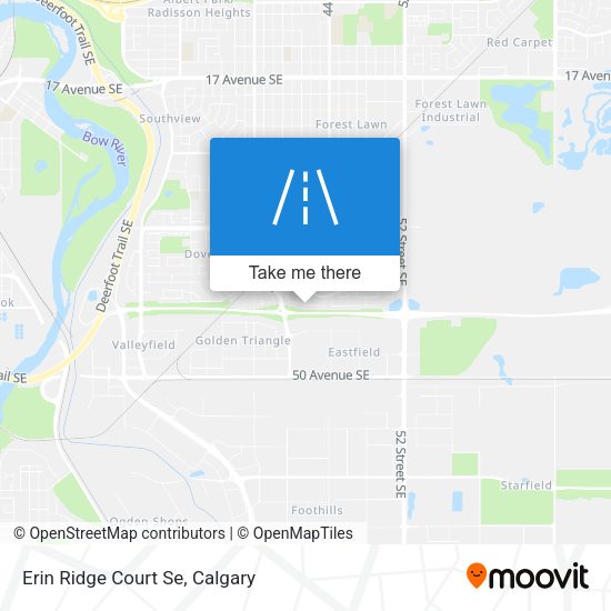 Erin Ridge Court Se map