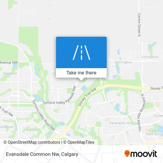 Evansdale Common Nw map