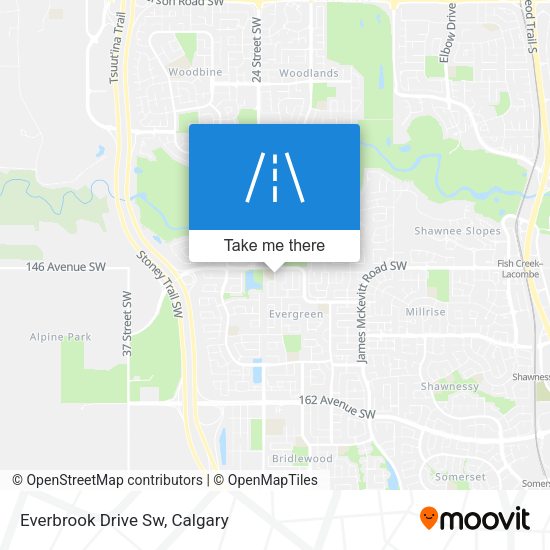 Everbrook Drive Sw map