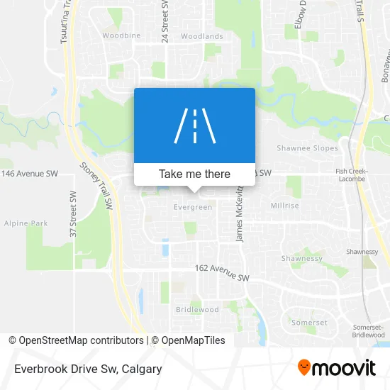 Everbrook Drive Sw map