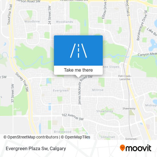 Evergreen Plaza Sw map