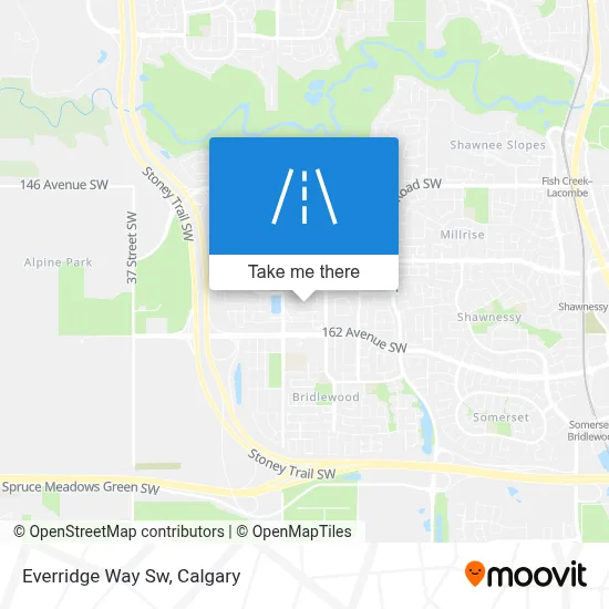 Everridge Way Sw map