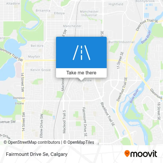 Fairmount Drive Se map