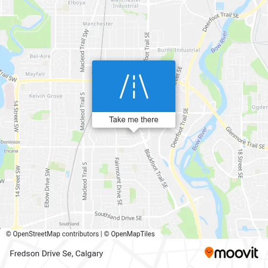 Fredson Drive Se map