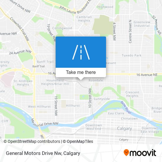 General Motors Drive Nw map