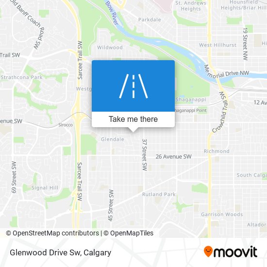 Glenwood Drive Sw map