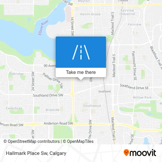 Hallmark Place Sw map