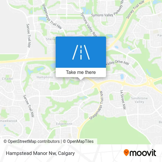 Hampstead Manor Nw map