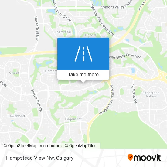 Hampstead View Nw map