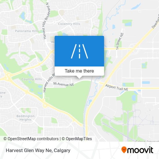Harvest Glen Way Ne map