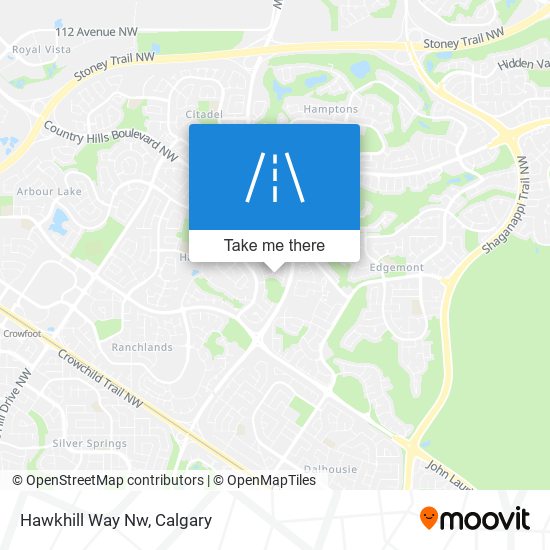 Hawkhill Way Nw map