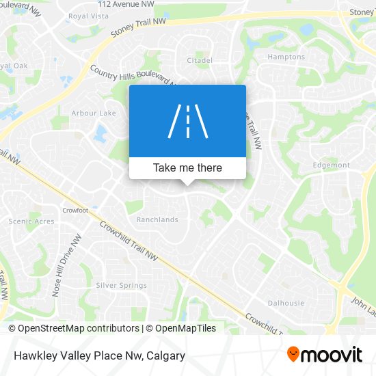 Hawkley Valley Place Nw map