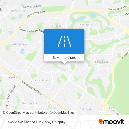 Hawkview Manor Link Nw map